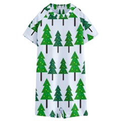 Chrismas Tree Greeen Kids  Boyleg Half Suit Swimwear by nateshop