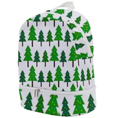 Chrismas Tree Greeen Zip Bottom Backpack by nateshop