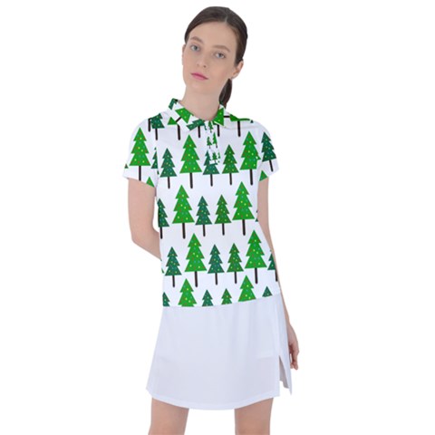 Chrismas Tree Greeen Women s Polo Tee by nateshop