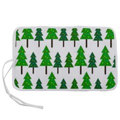 Chrismas Tree Greeen Pen Storage Case (l)