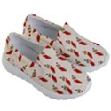 Christmas-background-christmas-stockings Kids Lightweight Slip Ons View3