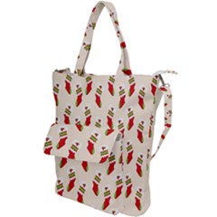 Christmas-background-christmas-stockings Shoulder Tote Bag by nateshop