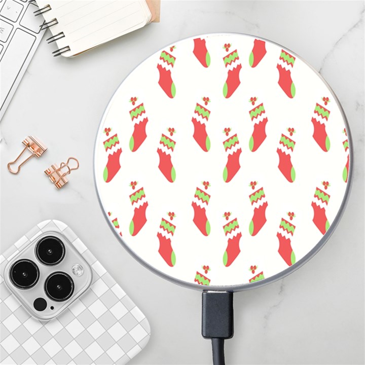 Christmas-background-christmas-stockings Wireless Charger