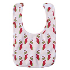 Christmas-background-christmas-stockings Baby Bib by nateshop