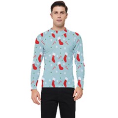 Christmas-pattern -christmas-stockings Men s Long Sleeve Rash Guard by nateshop