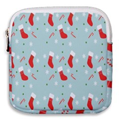 Christmas-pattern -christmas-stockings Mini Square Pouch by nateshop