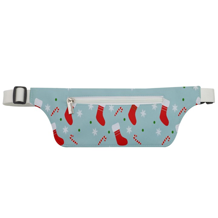 Christmas-pattern -christmas-stockings Active Waist Bag