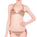 Christmas-pattern-background Classic Bikini Set View1