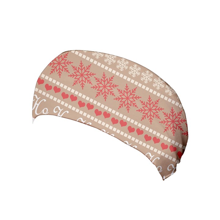 Christmas-pattern-background Yoga Headband