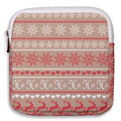 Christmas-pattern-background Mini Square Pouch by nateshop