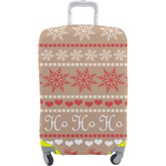 Christmas-pattern-background Luggage Cover (large) by nateshop