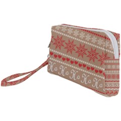 Christmas-pattern-background Wristlet Pouch Bag (small) by nateshop