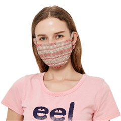 Christmas-pattern-background Crease Cloth Face Mask (adult)