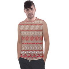 Christmas-pattern-background Men s Regular Tank Top by nateshop