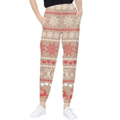 Christmas-pattern-background Tapered Pants by nateshop