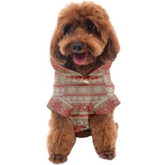 Christmas-pattern-background Dog Coat by nateshop