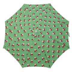 Christmas-santaclaus Straight Umbrellas by nateshop