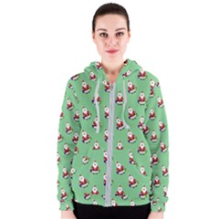 Christmas-santaclaus Women s Zipper Hoodie by nateshop