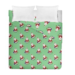 Christmas-santaclaus Duvet Cover Double Side (full/ Double Size) by nateshop