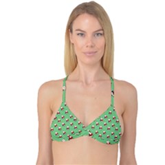 Christmas-santaclaus Reversible Tri Bikini Top by nateshop