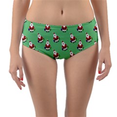 Christmas-santaclaus Reversible Mid-waist Bikini Bottoms by nateshop