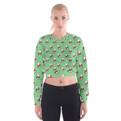 Christmas-santaclaus Cropped Sweatshirt by nateshop