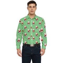 Christmas-santaclaus Men s Long Sleeve  Shirt by nateshop