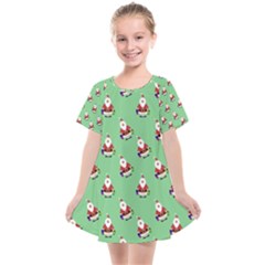 Christmas-santaclaus Kids  Smock Dress by nateshop