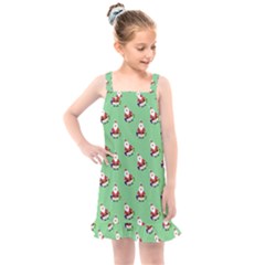 Christmas-santaclaus Kids  Overall Dress by nateshop