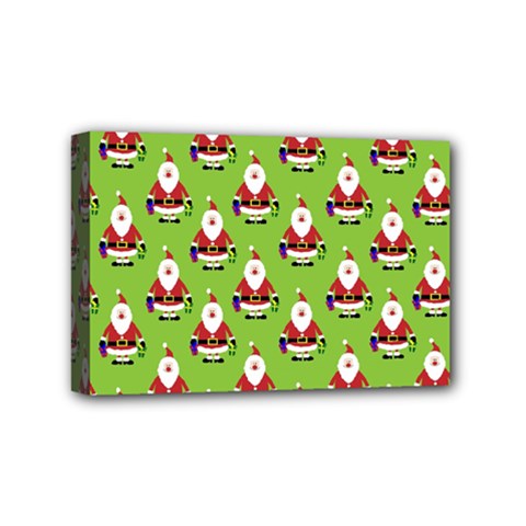 Christmas-santaclaus Mini Canvas 6  X 4  (stretched) by nateshop