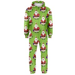 Christmas-santaclaus Hooded Jumpsuit (men) by nateshop