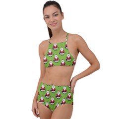 Christmas-santaclaus High Waist Tankini Set by nateshop