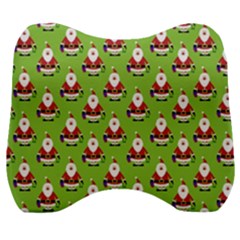 Christmas-santaclaus Velour Head Support Cushion by nateshop