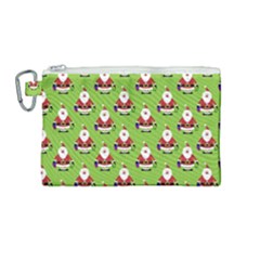 Christmas-santaclaus Canvas Cosmetic Bag (medium)