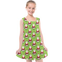 Christmas-santaclaus Kids  Cross Back Dress by nateshop