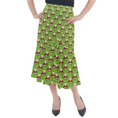 Christmas-santaclaus Midi Mermaid Skirt by nateshop