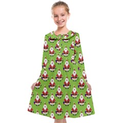 Christmas-santaclaus Kids  Midi Sailor Dress by nateshop