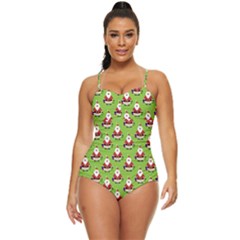 Christmas-santaclaus Retro Full Coverage Swimsuit by nateshop