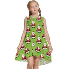 Christmas-santaclaus Kids  Frill Swing Dress by nateshop