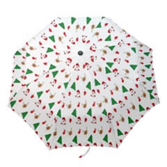 Christmas-santaclaus Folding Umbrellas by nateshop