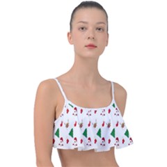 Christmas-santaclaus Frill Bikini Top by nateshop