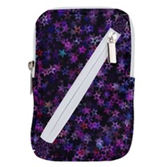 Christmasstars-001 Belt Pouch Bag (large) by nateshop