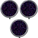 Christmasstars-001 Mini Round Pill Box (Pack of 3) View1