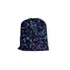 Christmasstars-002 Drawstring Pouch (small) by nateshop