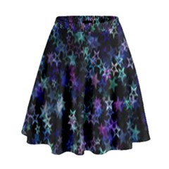 Christmasstars-002 High Waist Skirt by nateshop