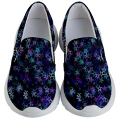 Christmasstars-002 Kids Lightweight Slip Ons by nateshop