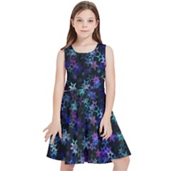 Christmasstars-002 Kids  Skater Dress