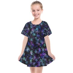 Christmasstars-002 Kids  Smock Dress by nateshop