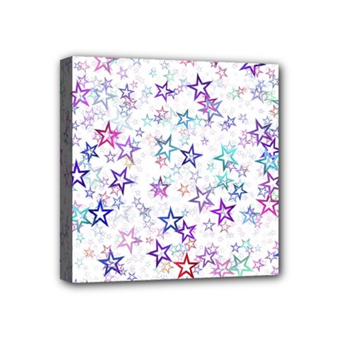 Christmasstars-003 Mini Canvas 4  X 4  (stretched) by nateshop