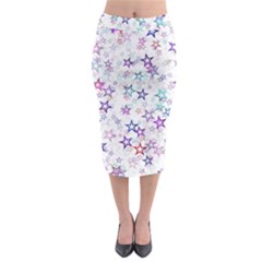 Christmasstars-003 Midi Pencil Skirt by nateshop